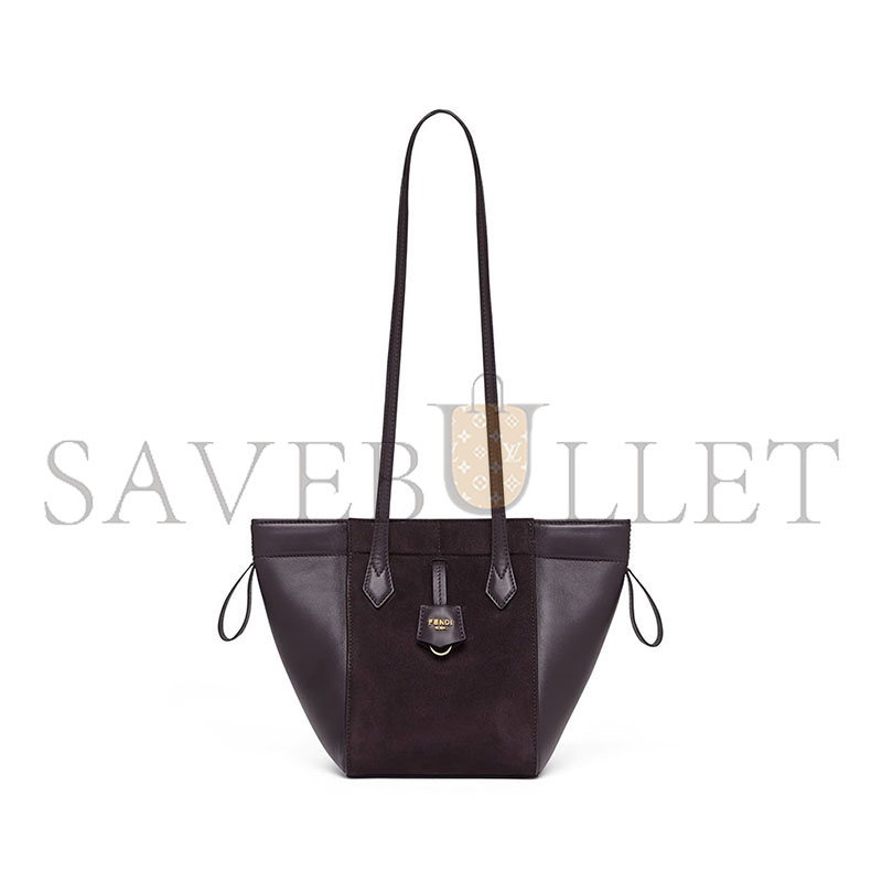 FENDI ORIGAMI MINI PELLE VIOLA 8BS083AS79F1PPU (19*15*15cm)